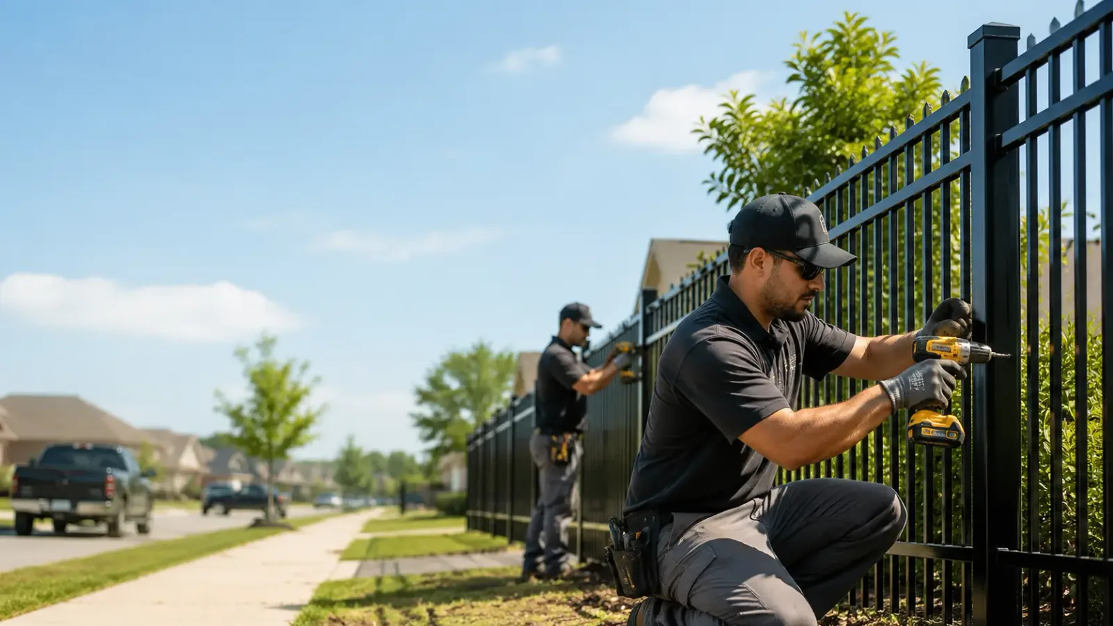 Metal Fence Installation in Piasa, IL